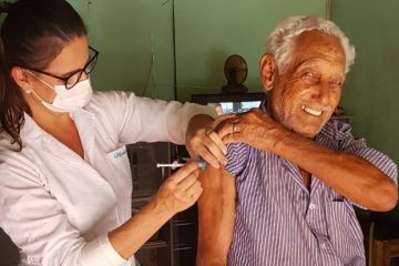 São Gonçalo do Rio Abaixo começa a vacinar idosos de 66 anos