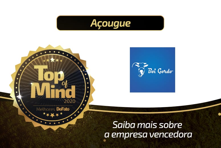 Boi Gordo – empresa Top of Mind 2020