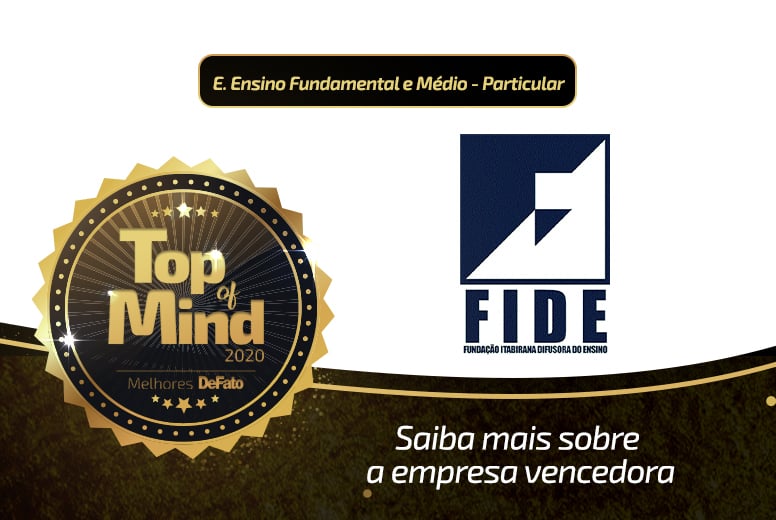 FIDE – empresa Top of Mind 2020