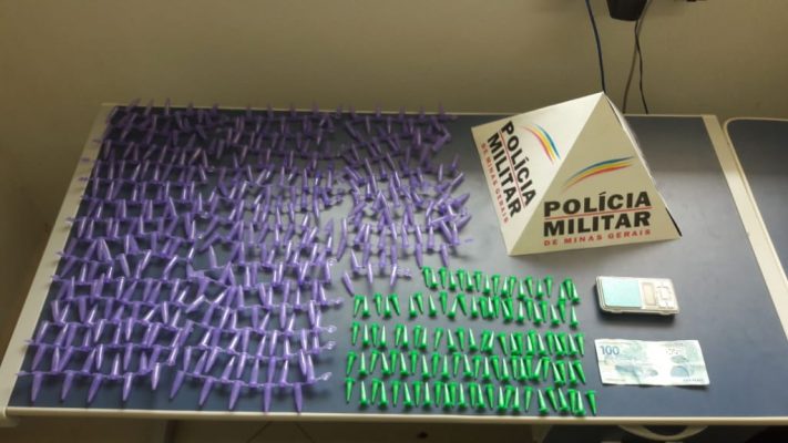 Suspeito de tráfico é preso com mais de 100 pinos de cocaína em Santa Maria