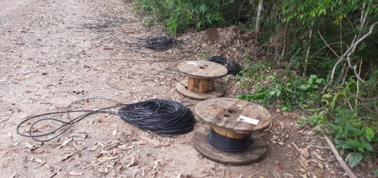 Menor é apreendido após furtar cabos de cobre na área da Vale em Santa Bárbara