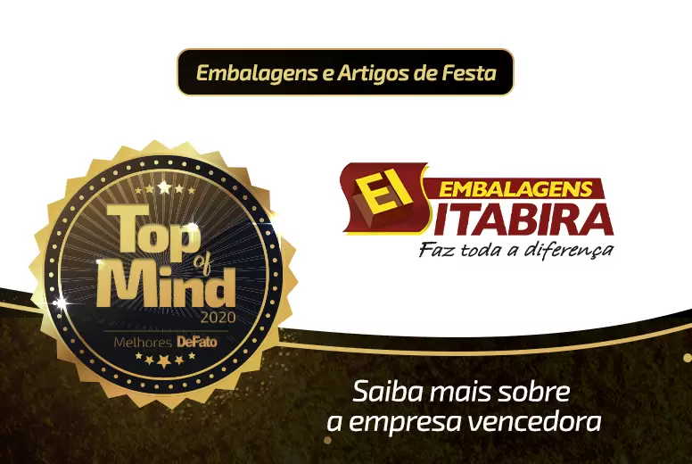 Embalagens Itabira – empresa Top of Mind 2020