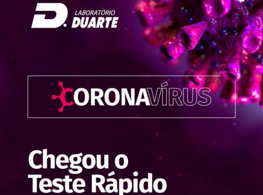 Teste rápido para detecção de coronavírus chega ao Laboratório Duarte, rede pioneira na região em adquirir o exame