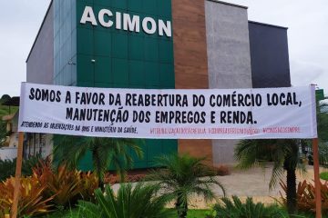 Acimon reafirma posicionamento pela reabertura do comércio: “Flexibilização do decreto já”