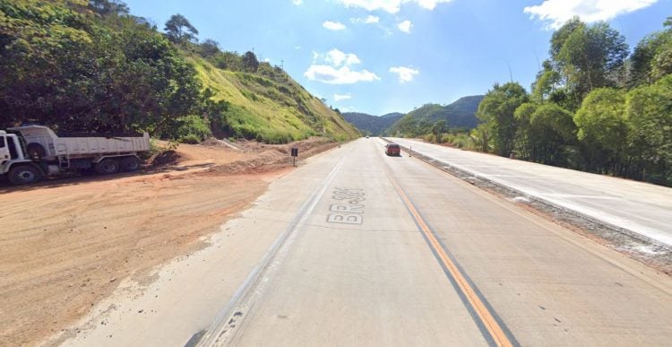 BR-381 detonação de rochas