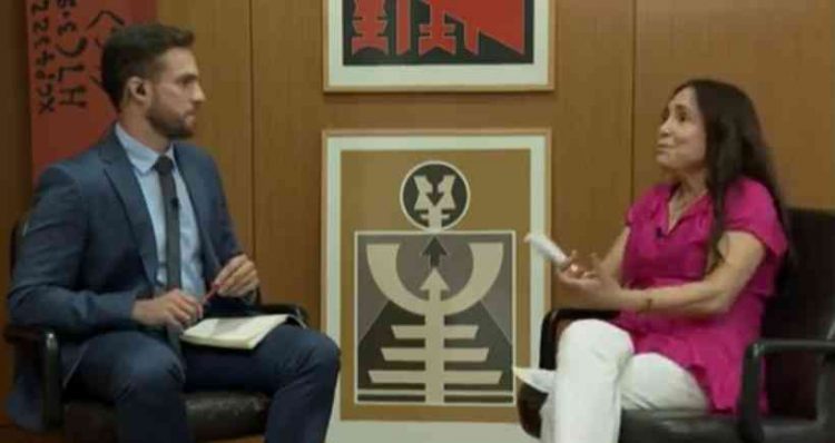 Regina Duarte se irrita com vídeo de Maitê Proença e abandona entrevista