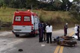 Acidente com moto deixa duas pessoas mortas na estrada de Ipoema