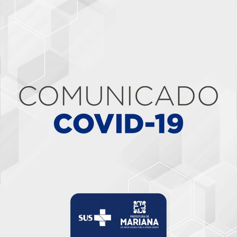 Mariana confirma terceiro óbito por coronavírus