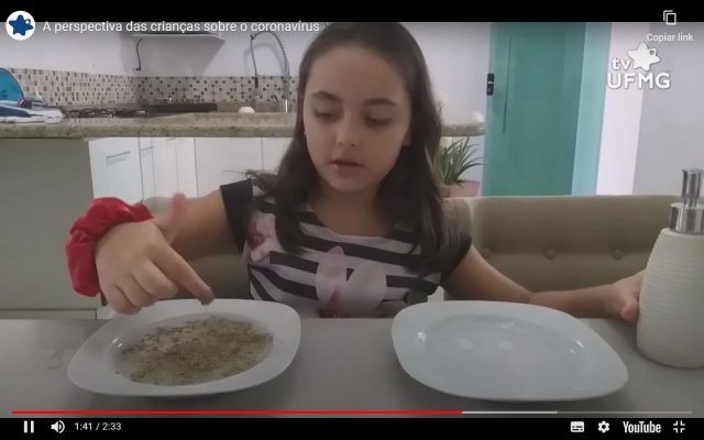 pandemia visão das crianças