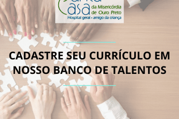 Santa Casa de Ouro Preto contrata técnico em enfermagem e auxiliar administrativo