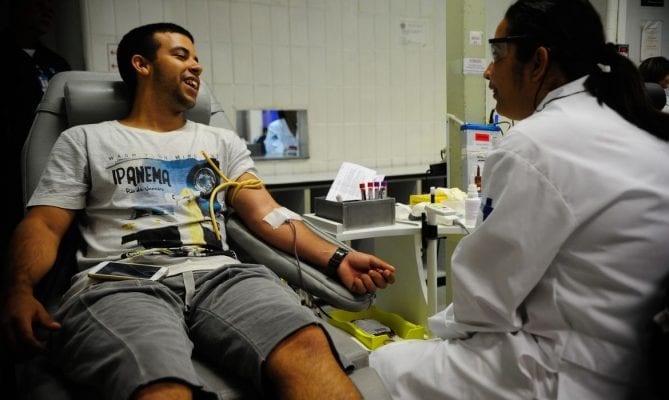 OMS incentiva doações de sangue durante pandemia