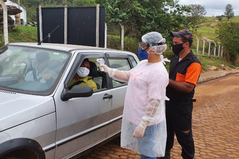 Aferição de temperatura começa a ser realizada em barreiras de Conceição