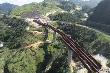 BR-381: ponte em Antônio Dias está com 85% da estrutura concluída