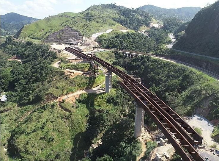 BR-381: ponte em Antônio Dias está com 85% da estrutura concluída