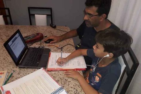 ensino remoto pesquisa aulas
