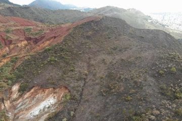 Incêndio na Serra do Curral atingiu área equivalente a 70 campos de futebol