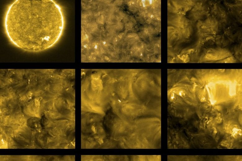 Nasa e Esa divulgam imagens do Sol obtidas pela Solar Orbiter