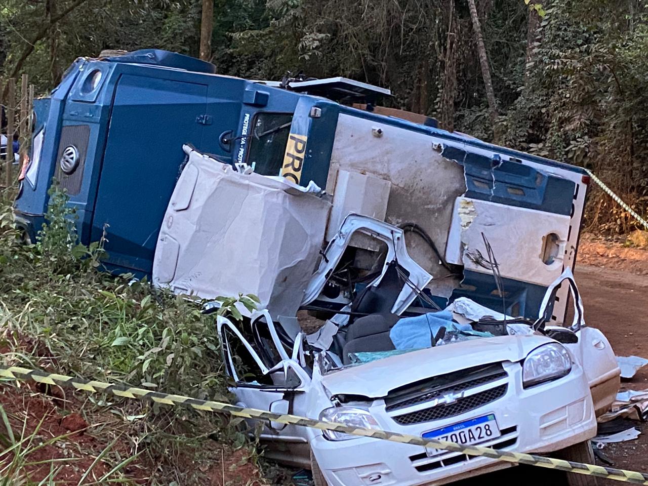 Motorista que teve o veículo esmagado por carro forte residia em Caeté