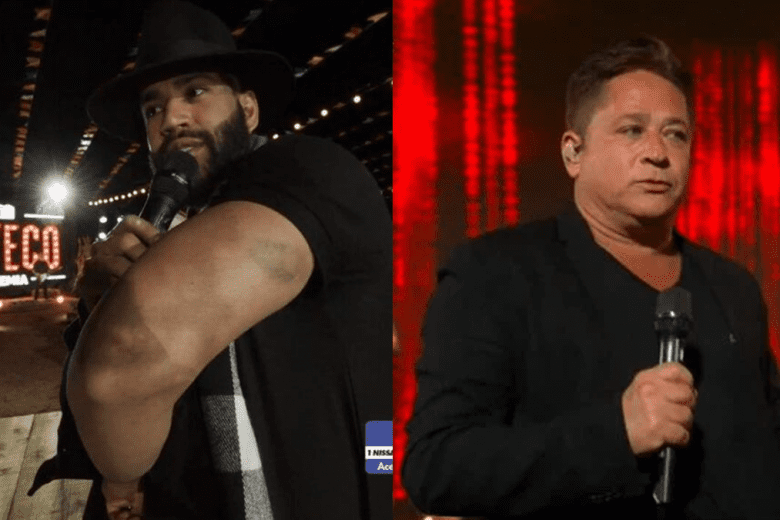 Gusttavo Lima aparece com braço roxo após encontro com Leonardo