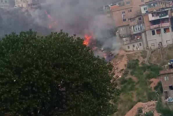 incêndio aglomerado da serra