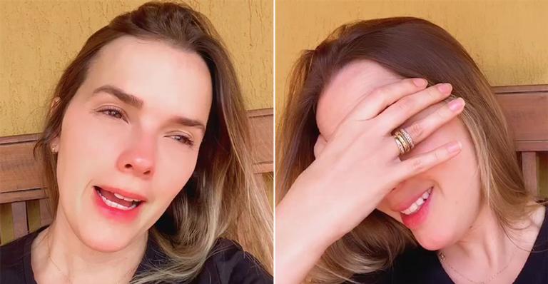 Thaeme faz desabafo após passar sufoco com a sua filha na madrugada