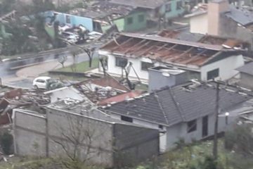 Temporais deixam Santa Catarina em estado de atenção