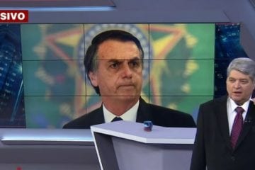 “Agora, o senhor me dá o direito de chamar o Jair de ‘bundão'”, rebate Datena após fala de Bolsonaro