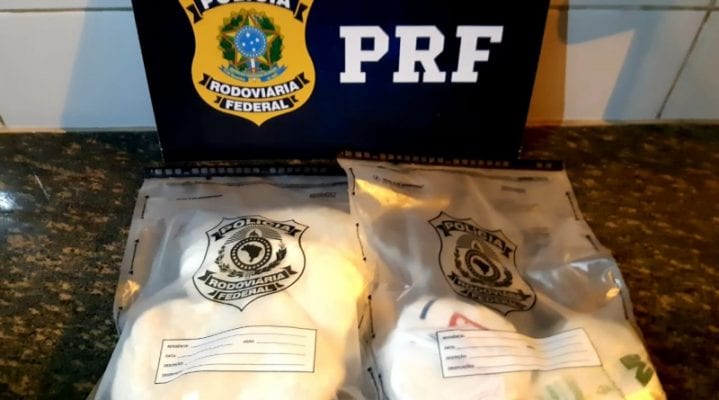 Casal é pego transportando droga avaliada em R$142 mil