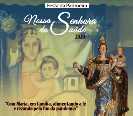 Novena de Nossa Senhora da Saúde começa com celebrações online e presenciais em Itabira