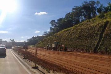 Retrabalho: trecho duplicado e já liberado da BR-381 em Barão é interditado para obra