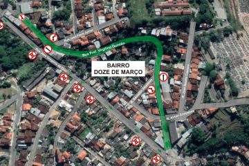 Rua Prefeito Virgilino Quintão tem trânsito alterado a partir deste sábado