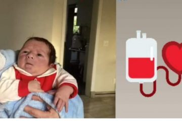 Família de bebê itabirano de nove dias faz campanha por doação de sangue
