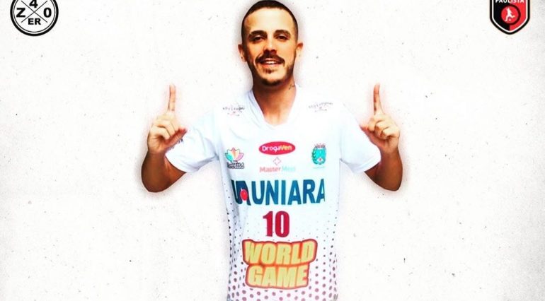 Jogador monlevadense de futsal é destaque no Campeonato Paulista