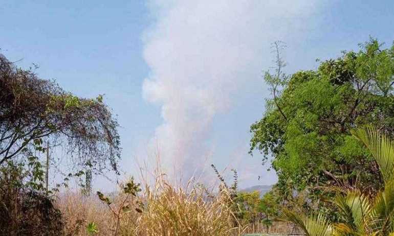 Incêndio atinge Parque Nacional da Serra do Cipó