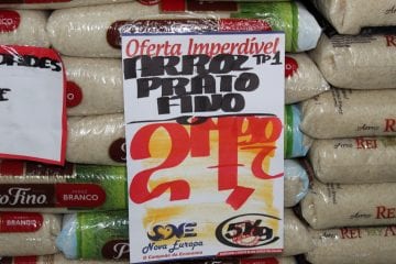 Preço do arroz dispara e pacote de 5kg chega a custar quase R$ 30 em Itabira