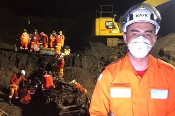 Bombeiros localizam veículo soterrado por barragem em Brumadinho