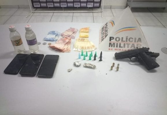 pm-apreende-pistola-e-detem-suspeitos-de-trafico-de-drogas-em-itabira
