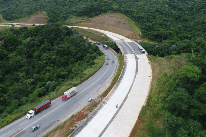 Lote 3.1 da BR-381 tem 91% de obras concluídas pelo Governo Federal