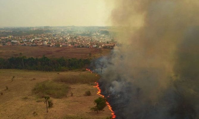 MT pede Força Nacional contra fogo no Pantanal