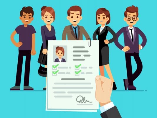 recrutamento de pessoas