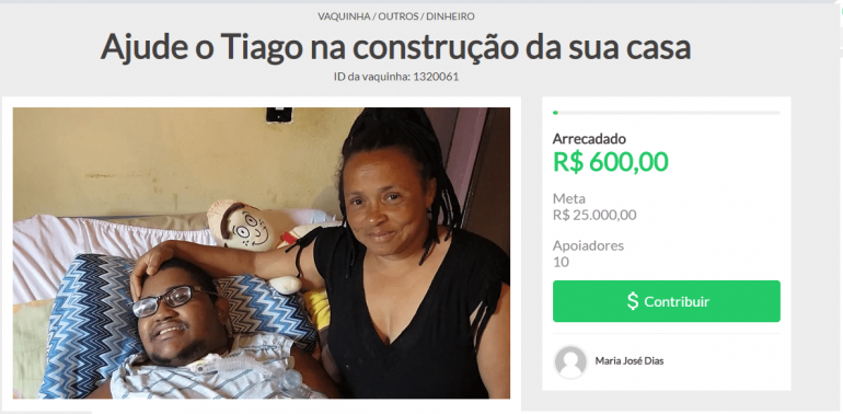 Família cria vakinha online para adaptar casa de jovem com doença autoimune