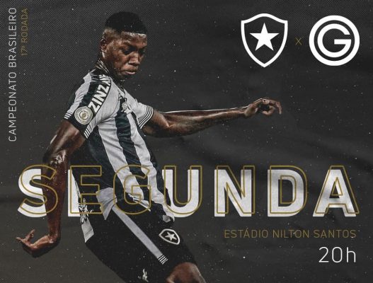 Botafogo x Goiás ao vivo! Saiba onde assistir