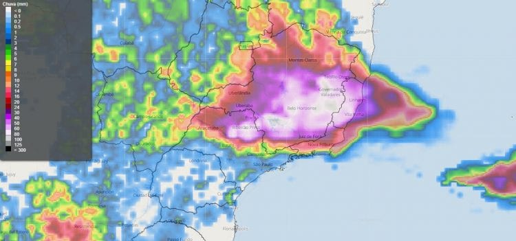 Ciclone subtropical é formado no litoral do sudetes
