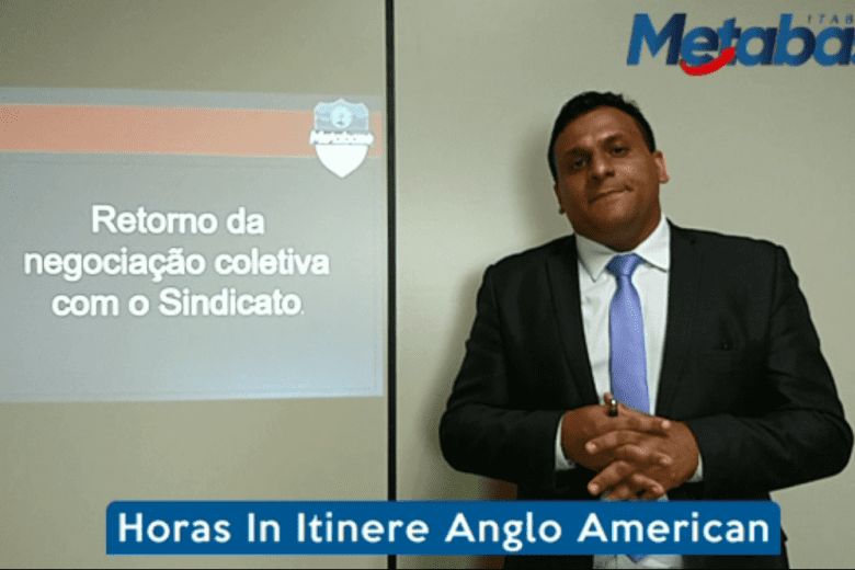 Sindicato Metabase e Anglo entram em acordo por pagamento de horas in itinere