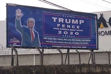 Outdoor: Trump ‘convoca’ valadarenses a fazer América grande de novo