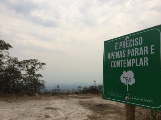 Pontos turísticos de Barão de Cocais recebem sinalização turística e ambiental