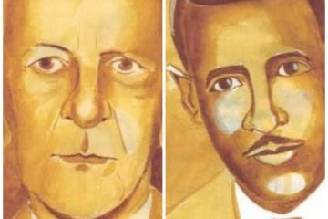 Personagens itabiranos: Ninico Amâncio e Norberto Honório Martins