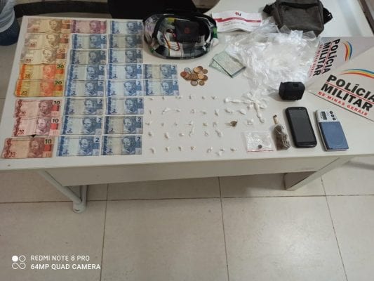 PM prende suspeito de tráfico
