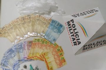 PM prende foragido da justiça e apreende drogas e dinheiro em Catas Altas