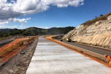 Com chuva, Dnit recomenda cuidados durante obras de duplicação na BR-381